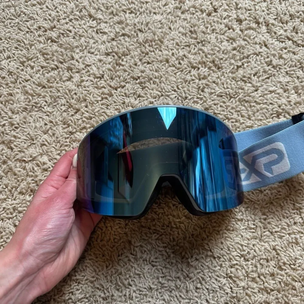 Ski/Snowboard Goggles, Magnetic Lens Snow Goggles with Anti-Fog & UV400